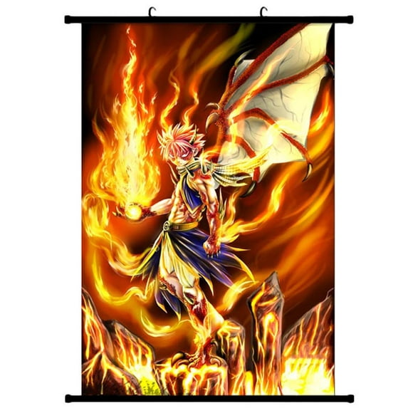 6247 fairy tail Decor Poster Wall Scroll cosplay